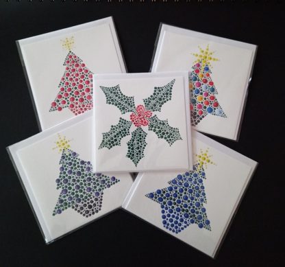 Dottyart printed christmas cards.