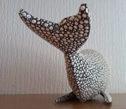 Wooden whale.
